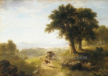 River Scene landscape Asher Brown Durand Oil Paintings